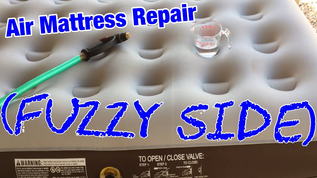 How to Patch an Air Mattress on the Felt Side
