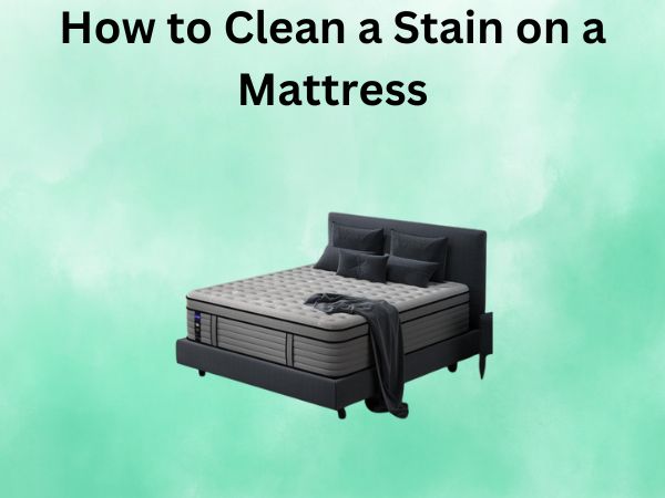 How to Clean a Stain on a Mattress