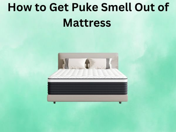 How to Get Puke Smell Out of Mattress Naturally