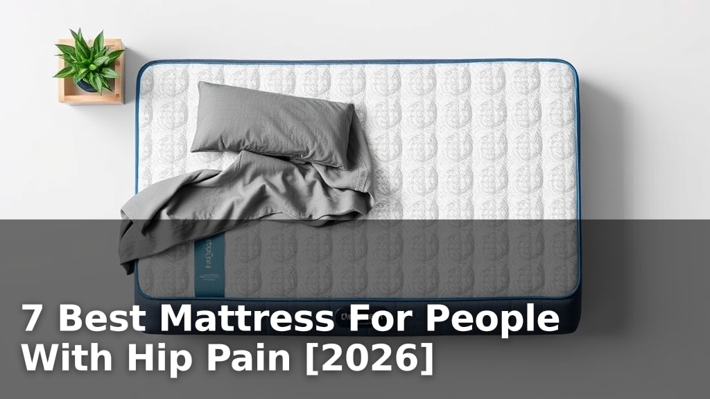 7 Best Mattress For People With Hip Pain [2026]