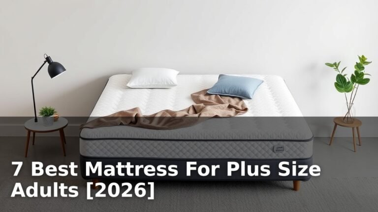 7 Best Mattress For Plus Size Adults [2026]