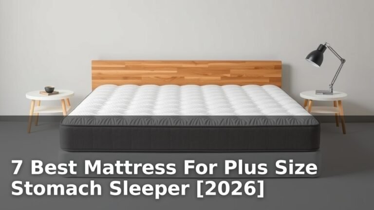 7 Best Mattress For Plus Size Stomach Sleeper [2026]