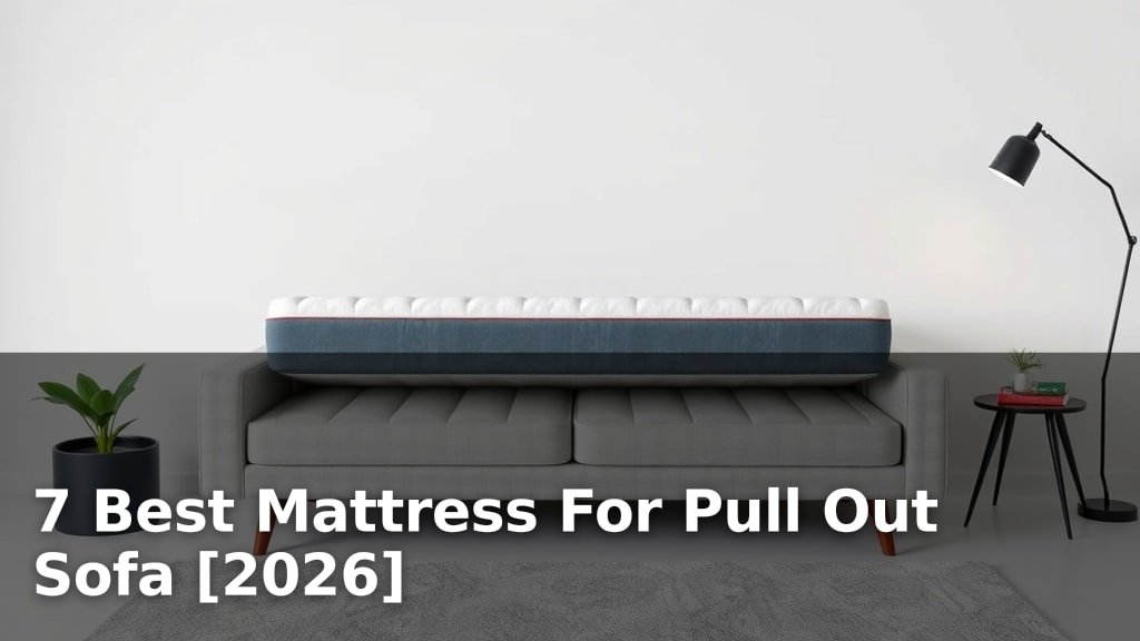 7 Best Mattress For Pull Out Sofa [2026]
