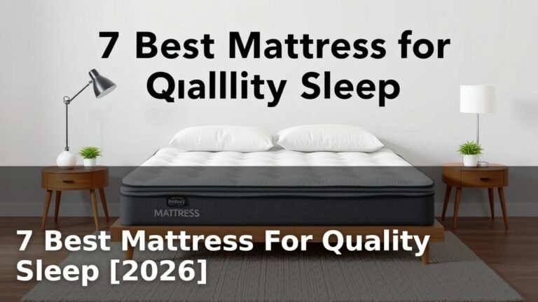 7 Best Mattress For Quality Sleep [2026]