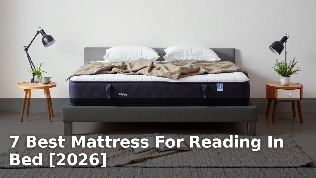 7 Best Mattress For Reading In Bed [2026]