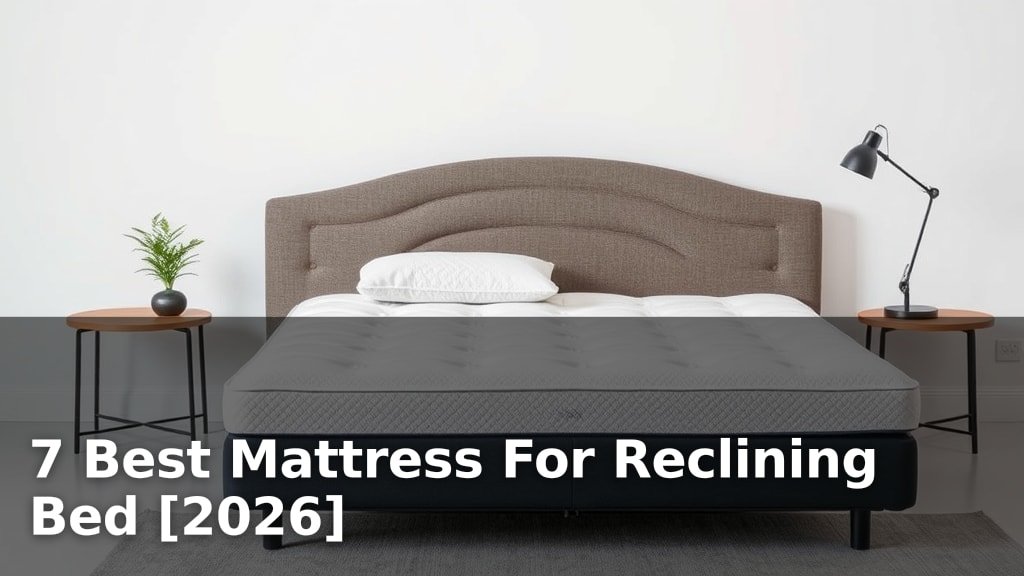 7 Best Mattress For Reclining Bed [2026]