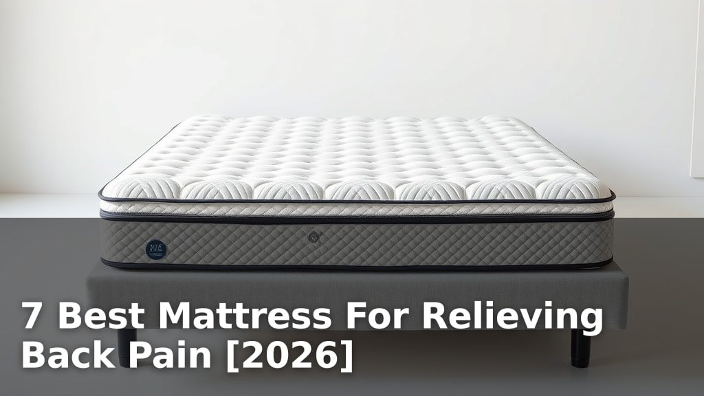 7 Best Mattress For Relieving Back Pain [2026]