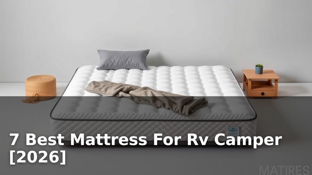 7 Best Mattress For Rv Camper [2026]