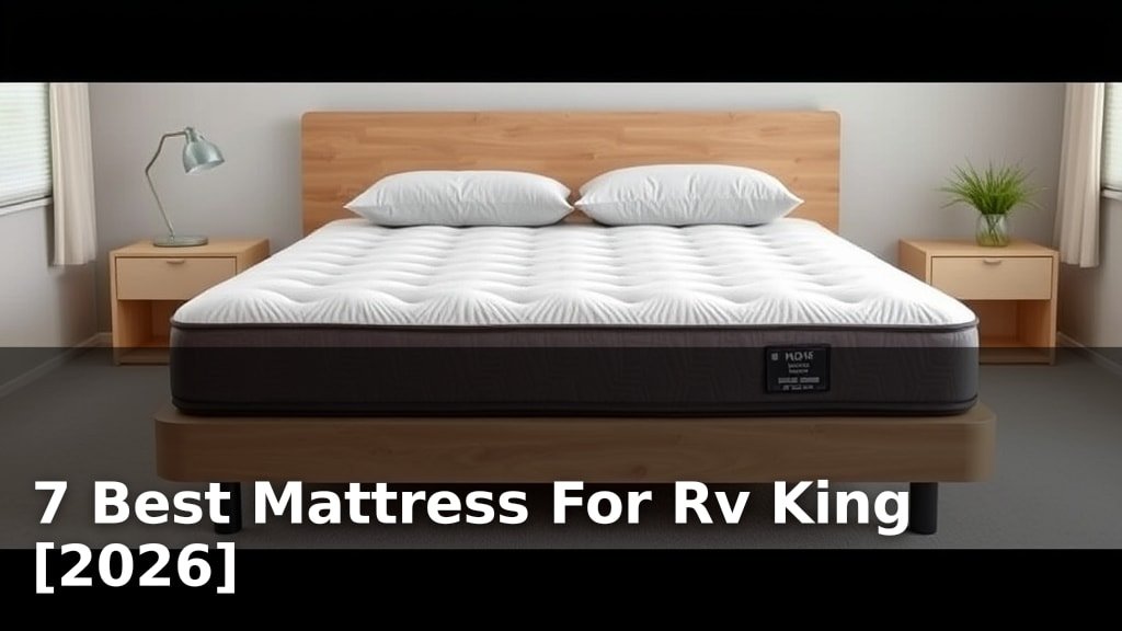 7 Best Mattress For Rv King [2026]