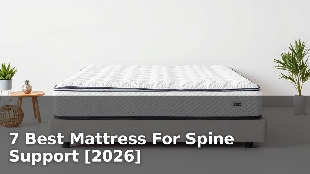 7 Best Mattress For Spine Support [2026]