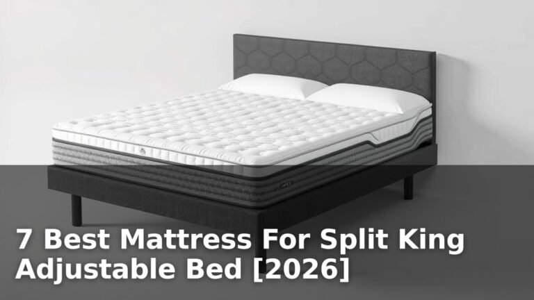 7 Best Mattress For Split King Adjustable Bed [2026]