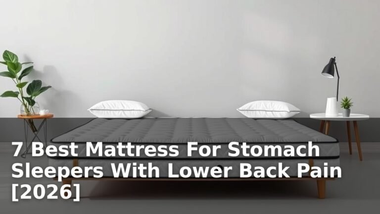 7 Best Mattress For Stomach Sleepers With Lower Back Pain [2026]