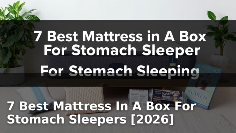 7 Best Mattress In A Box For Stomach Sleepers [2026]