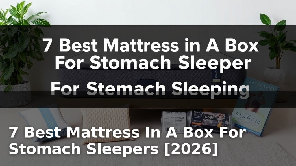 7 Best Mattress In A Box For Stomach Sleepers [2026]