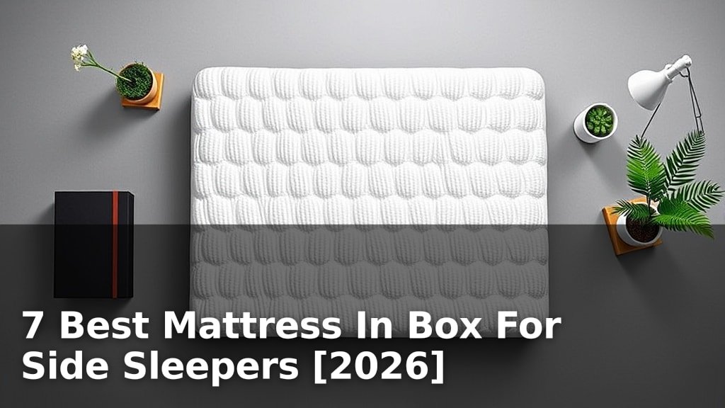 7 Best Mattress In Box For Side Sleepers [2026]