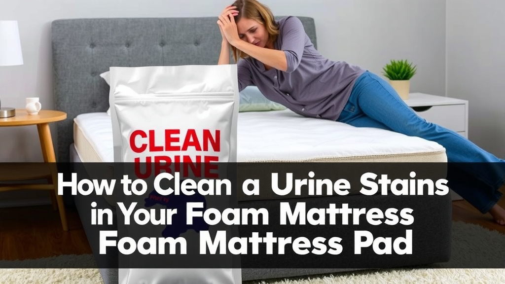 Tackling Urine Stains on Your Foam Mattress Pad