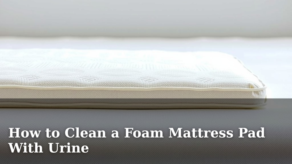 How to Clean a Foam Mattress Pad With Urine