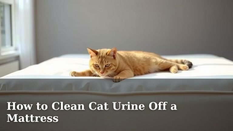 How to Clean Cat Urine Off a Mattress