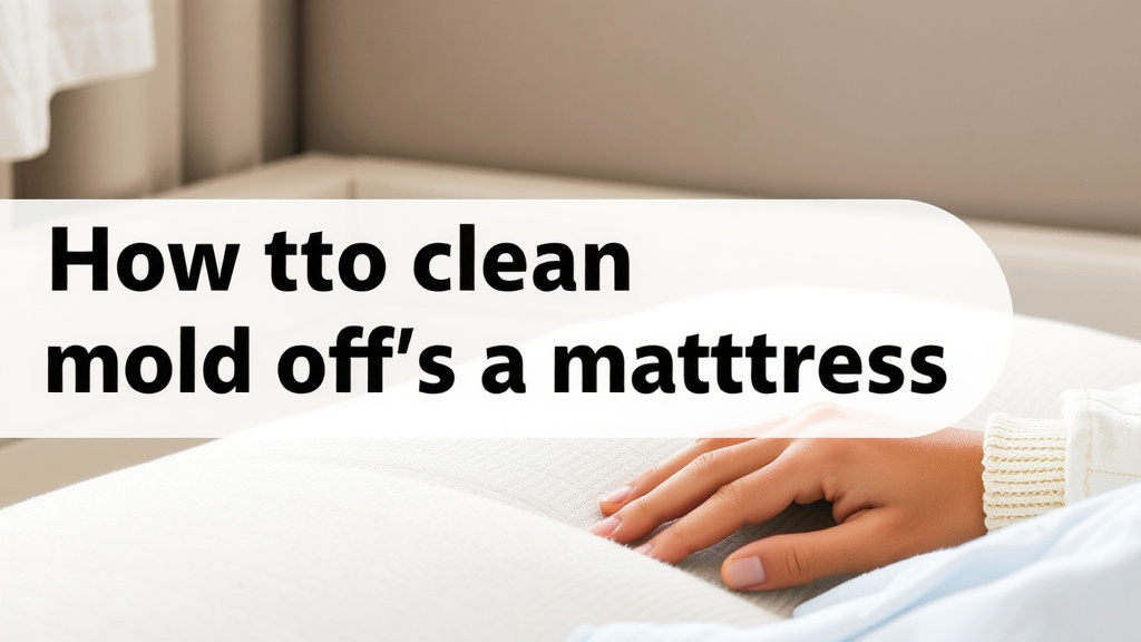 Restoring Your Mattress: Tackling Mold Growth