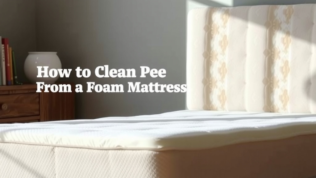 Tackling Mattress Pee Stains and Smells