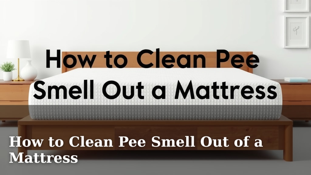 How to Clean Pee Smell Out of a Mattress