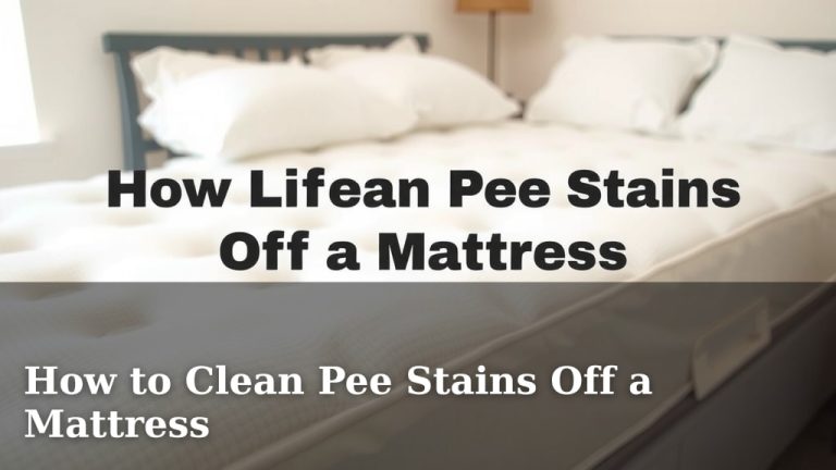 How to Clean Pee Stains Off a Mattress