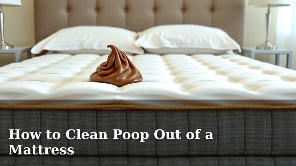 How to Clean Poop Out of a Mattress