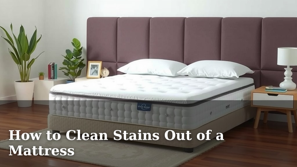 How to Clean Stains Out of a Mattress