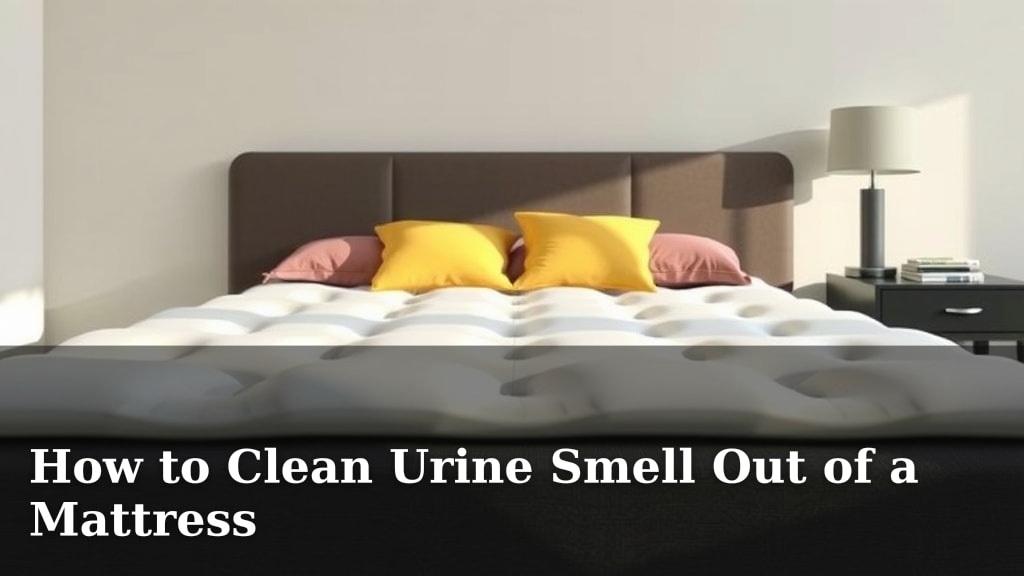 How to Clean Urine Smell Out of a Mattress