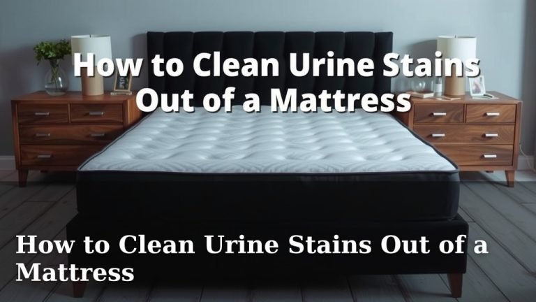 How to Clean Urine Stains Out of a Mattress