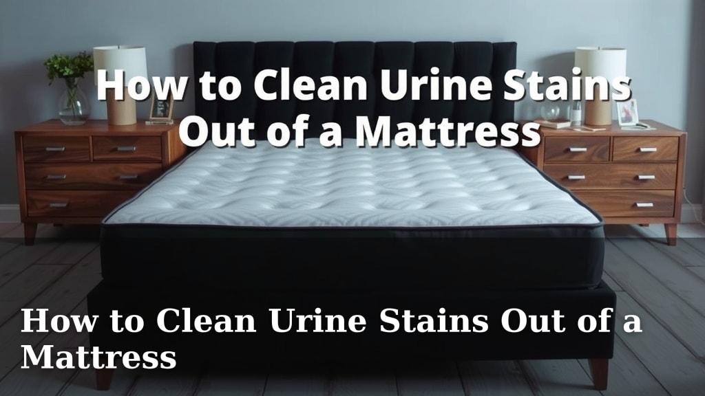 How to Clean Urine Stains Out of a Mattress