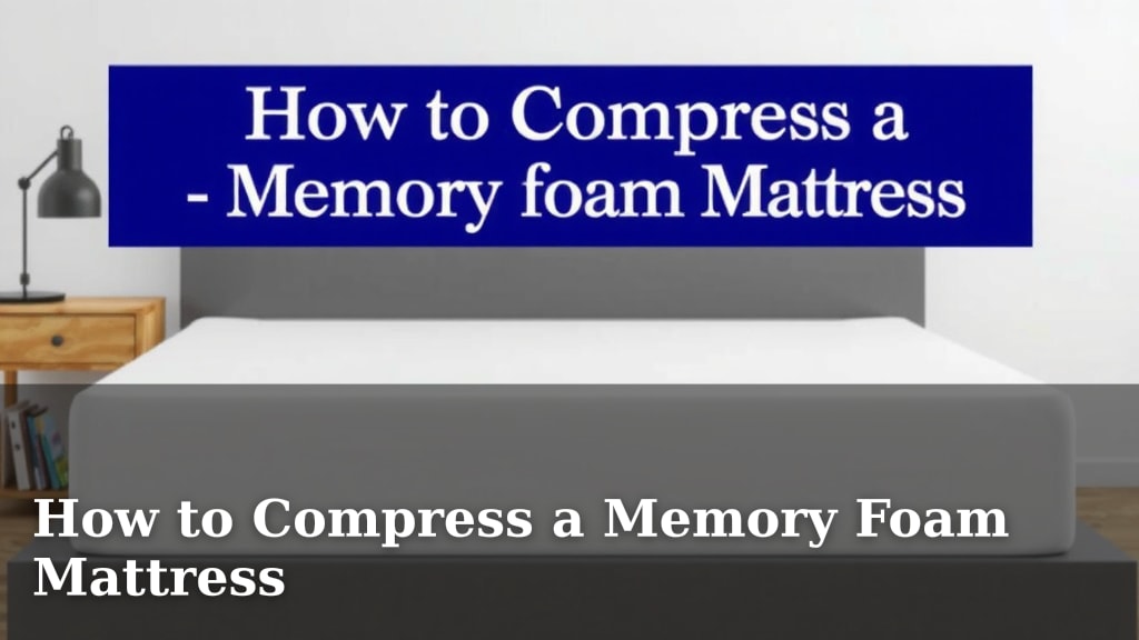 How to Compress a Memory Foam Mattress