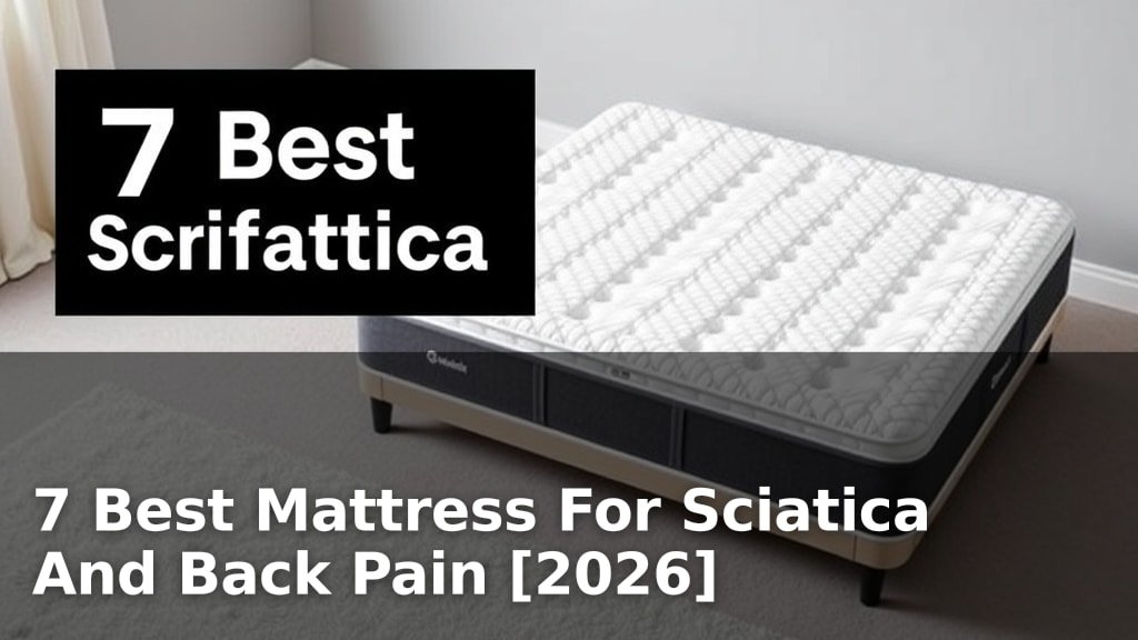 7 Best Mattress For Sciatica And Back Pain [2026]