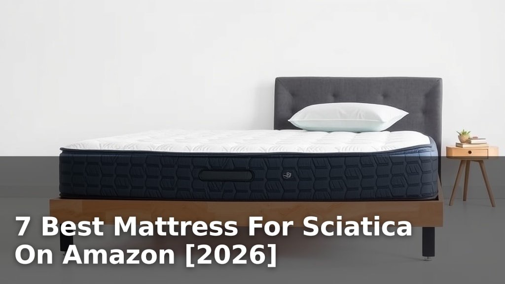7 Best Mattress For Sciatica On Amazon [2026]