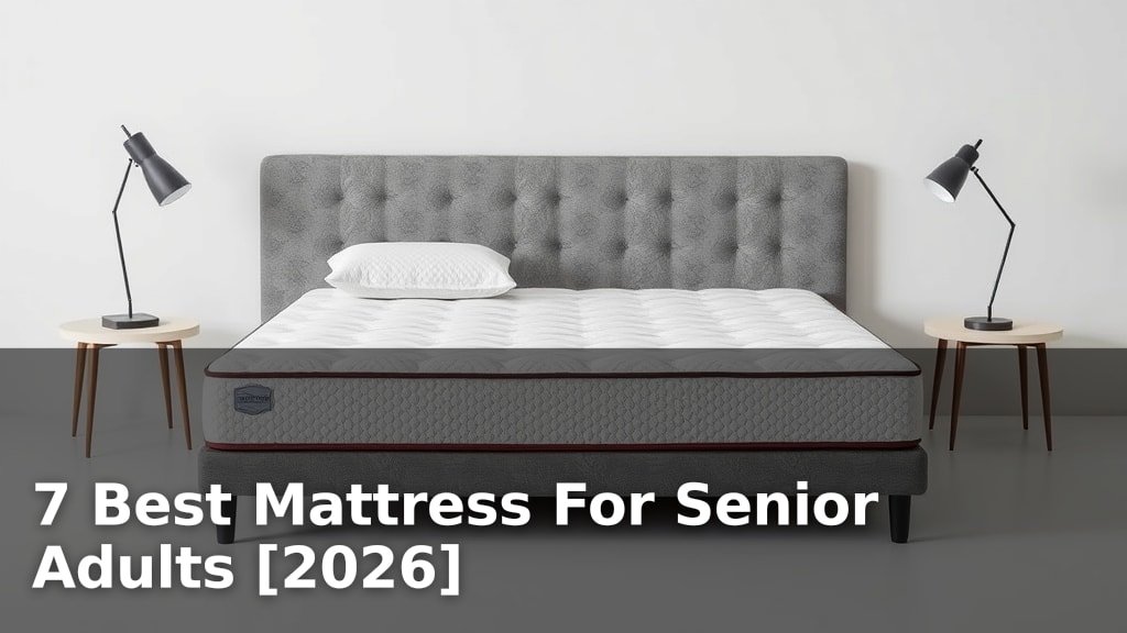 7 Best Mattress For Senior Adults [2026]