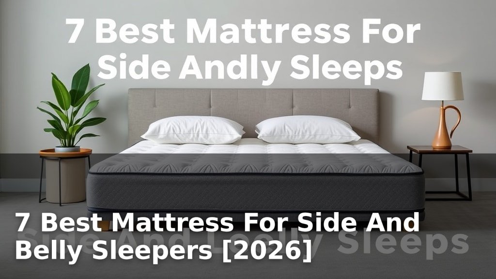 7 Best Mattress For Side And Belly Sleepers [2026]