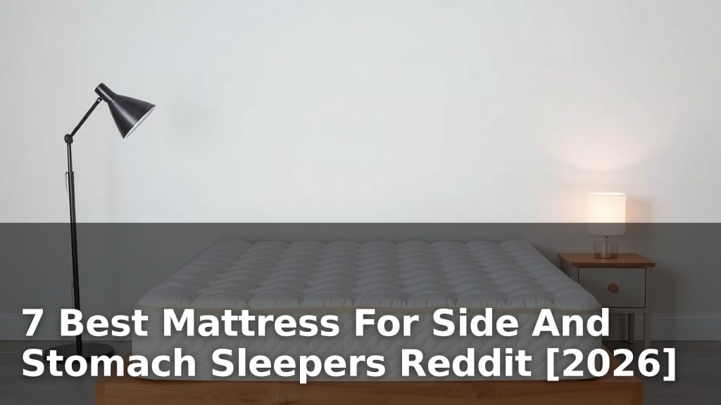 7 Best Mattress For Side And Stomach Sleepers Reddit [2026]