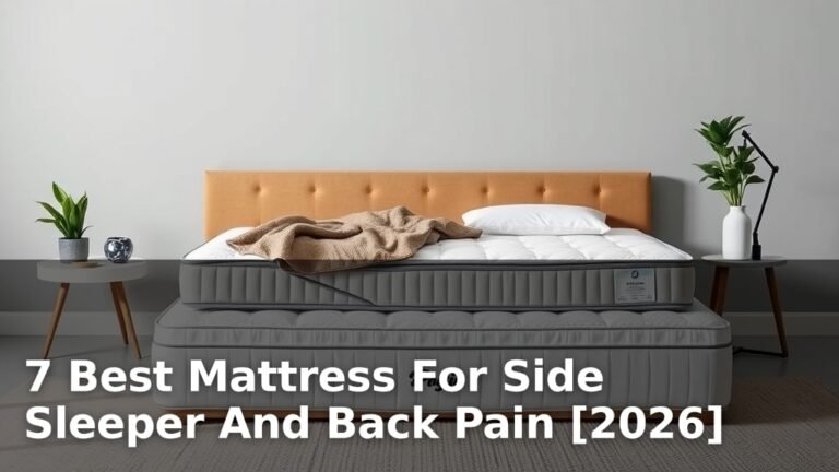 7 Best Mattress For Side Sleeper And Back Pain [2026]