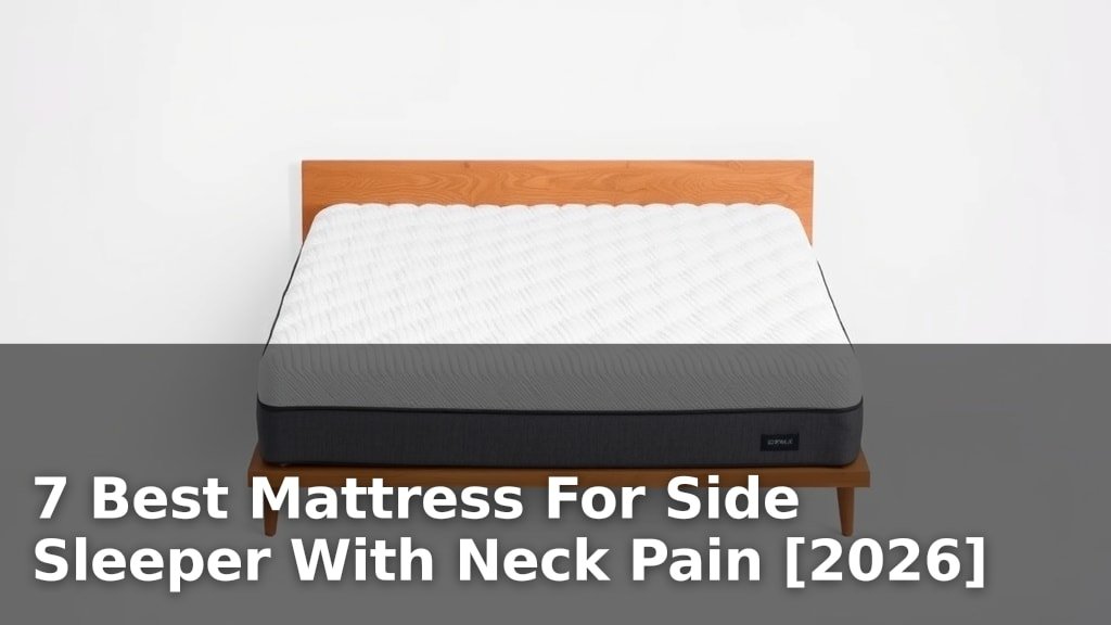 7 Best Mattress For Side Sleeper With Neck Pain [2026]