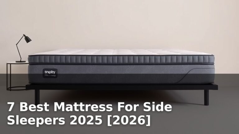 7 Best Mattress For Side Sleepers 2025 [2026]