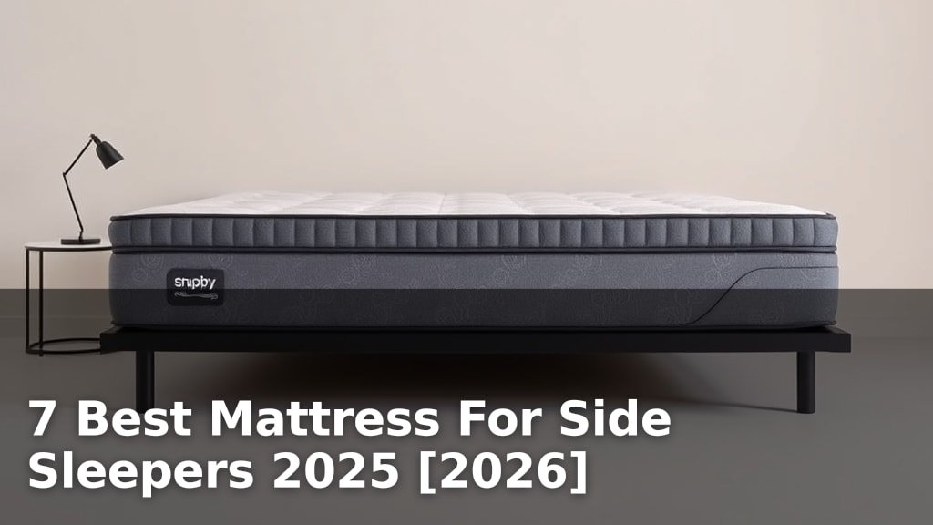 7 Best Mattress For Side Sleepers 2025 [2026]