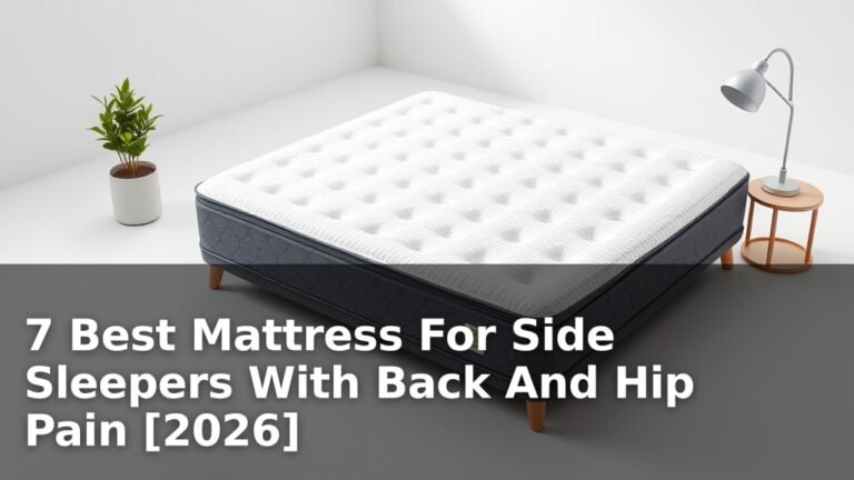 7 Best Mattress For Side Sleepers With Back And Hip Pain [2026]
