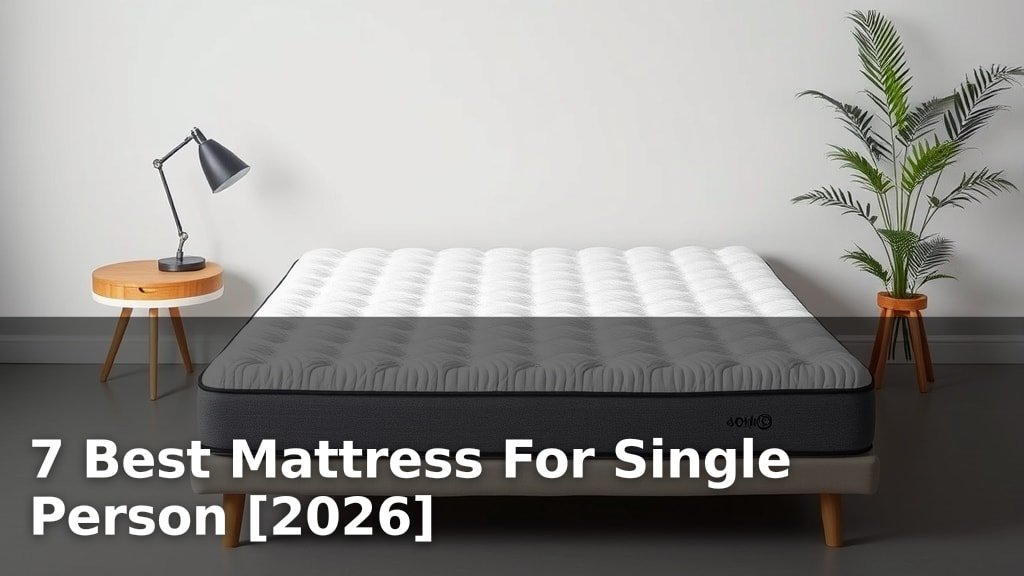 7 Best Mattress For Single Person [2026]