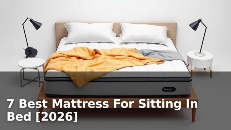 7 Best Mattress For Sitting In Bed [2026]