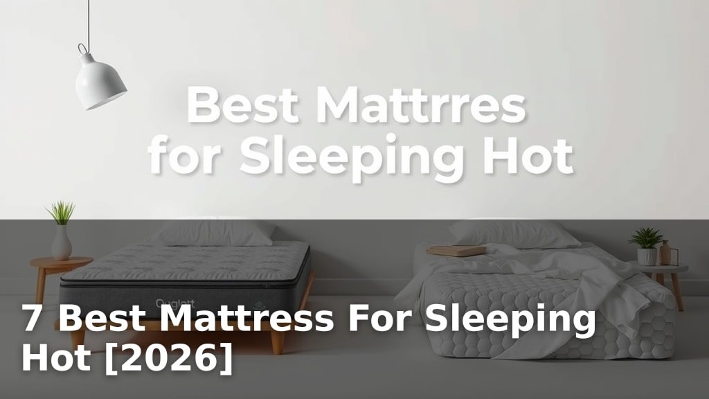 7 Best Mattress For Sleeping Hot [2026]