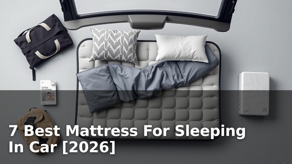 7 Best Mattress For Sleeping In Car [2026]