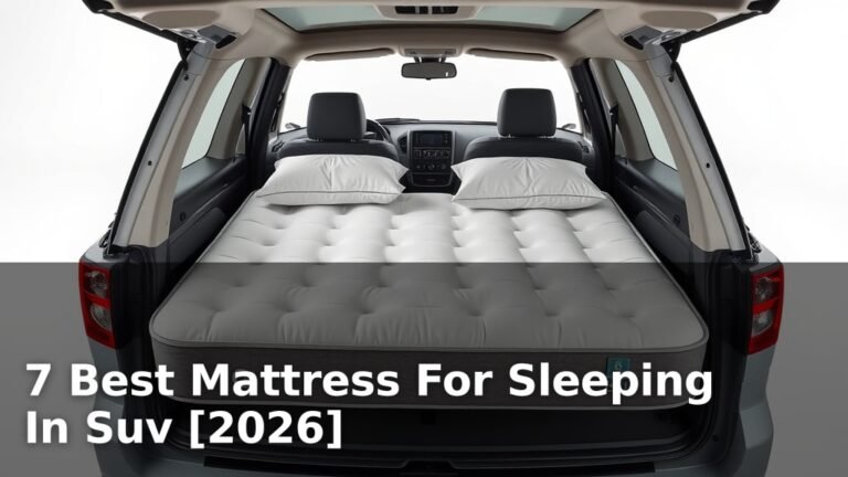 7 Best Mattress For Sleeping In Suv [2026]
