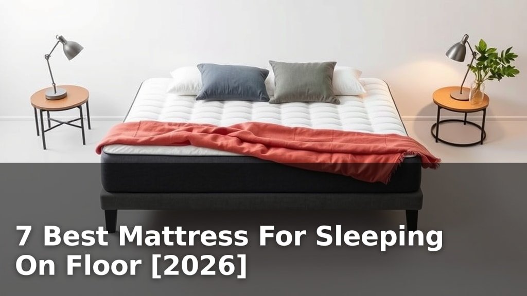 7 Best Mattress For Sleeping On Floor [2026]