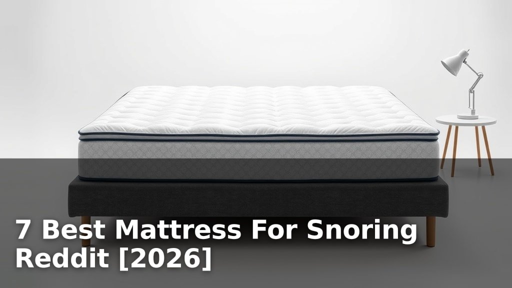 7 Best Mattress For Snoring Reddit [2026]