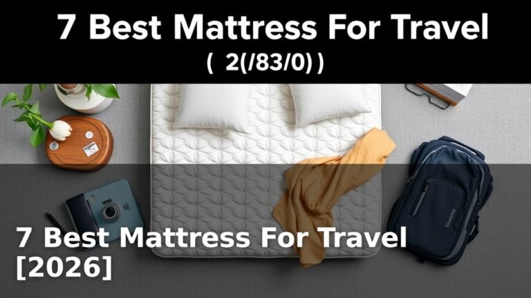 7 Best Mattress For Travel [2026]